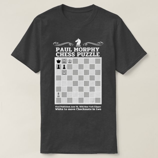 Paul Morphy Chess Puzzle Chess player T-Shirt
